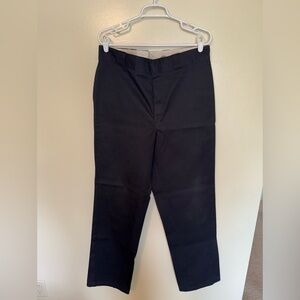 Dickies Black Dress Pants Flat Front Straight Cut